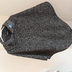 Ladies David & Young Brown poncho o/s